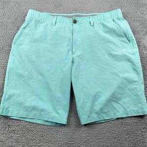 Under Armour Shorts Mens 40 Blue HeatGear Chino Golf Stretch Lightweight Casual